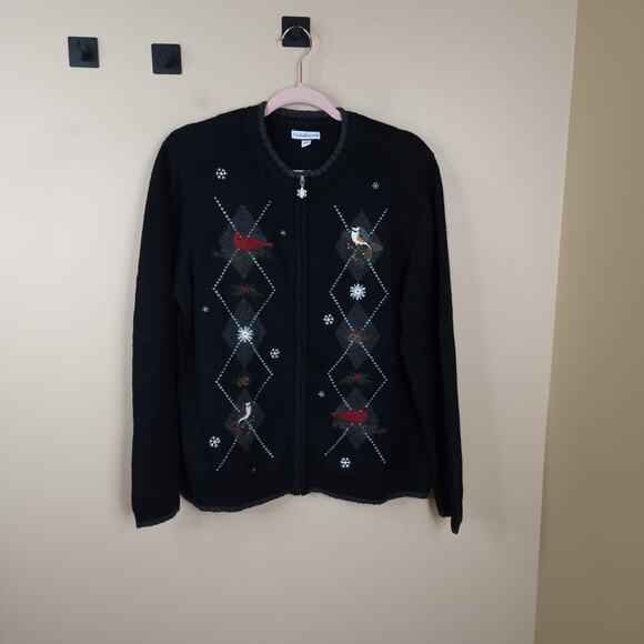 Croft & Barrow Cardigan Christmas Sweater Size XL - Picture 1 of 10